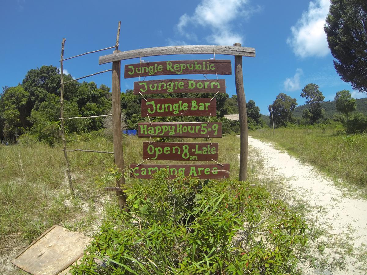 Jungle Republic Hostel Koh Rong Sanloem Buitenkant foto