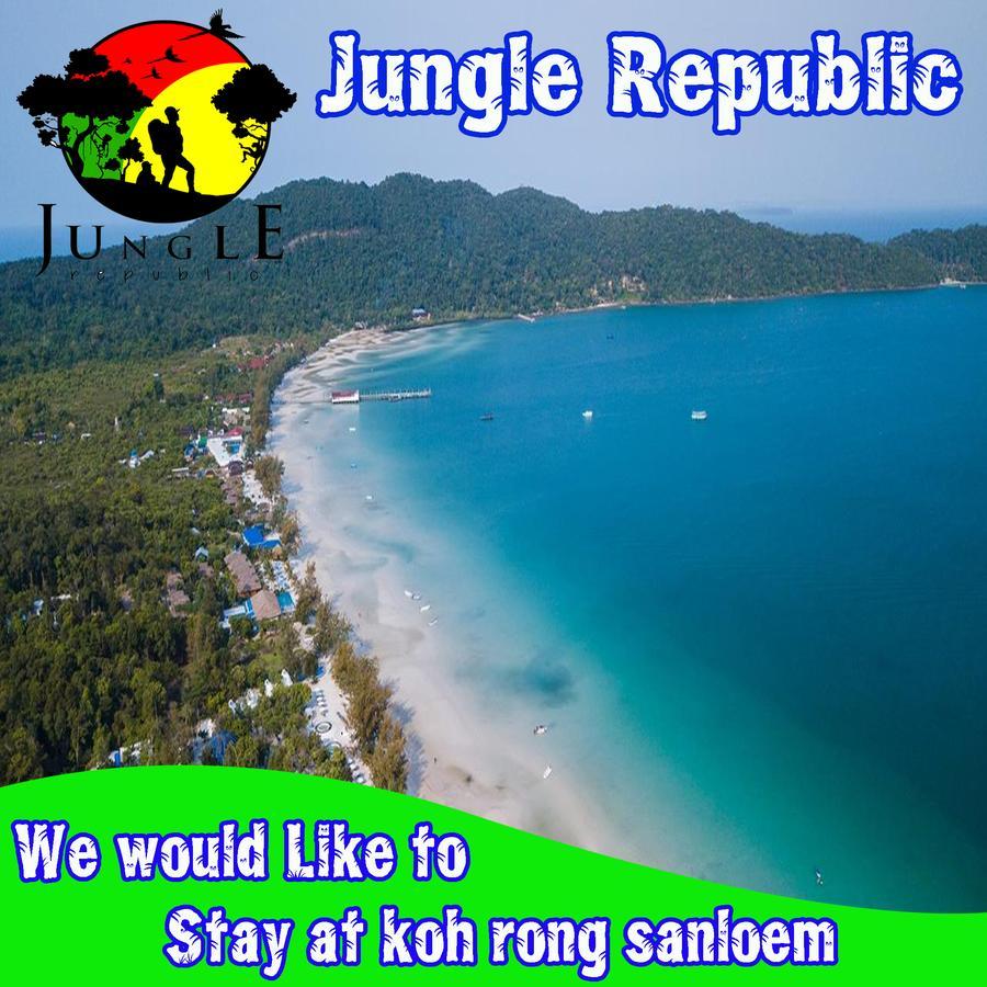 Jungle Republic Hostel Koh Rong Sanloem Buitenkant foto